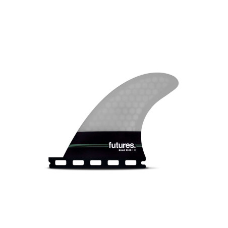 Futures Fins NEUTRAL Quad Rear Fins Medium (80/20 FOIL) Grey Honeycomb
