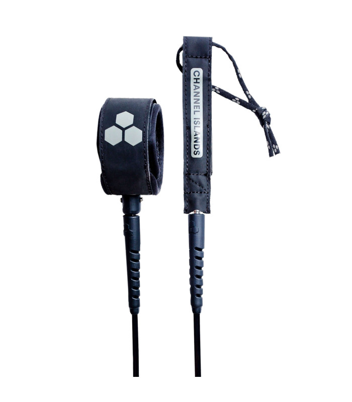 CI Round Everyday Leash Black 7' X 1/4