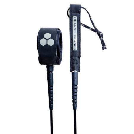 CI Round Everyday Leash Black 7' X 1/4