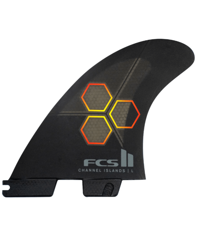 Quillas FCS 2 CI Upright PC M Black/Flame Tri Fins