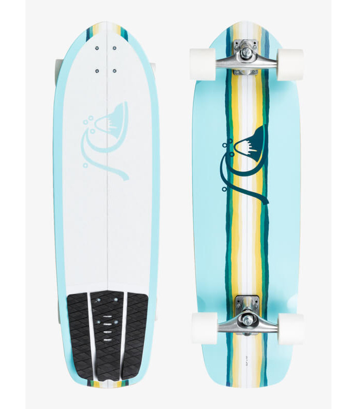 SKATE QUIKSILVER TINT 33.8 TRUCK2 TURQUESA