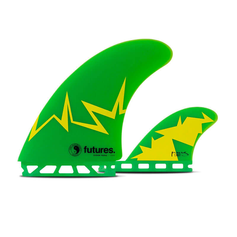 Quilla Futures GP FG Twin+1 Green/Yellow | Singlequiver.com