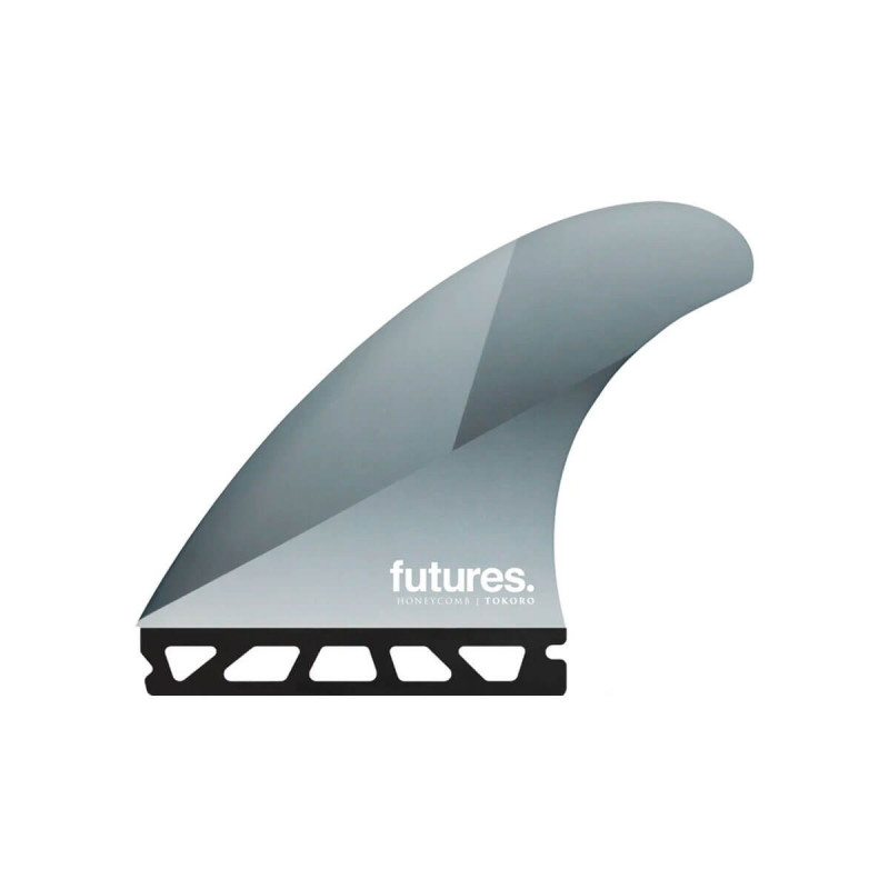 Quilla Futures Tokoro HC Thruster Grey | Singlequiver.com