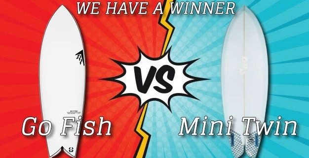 Comparativa Go Fish Firewire vs Mini Twin DHD Surfboards | EnelPico
